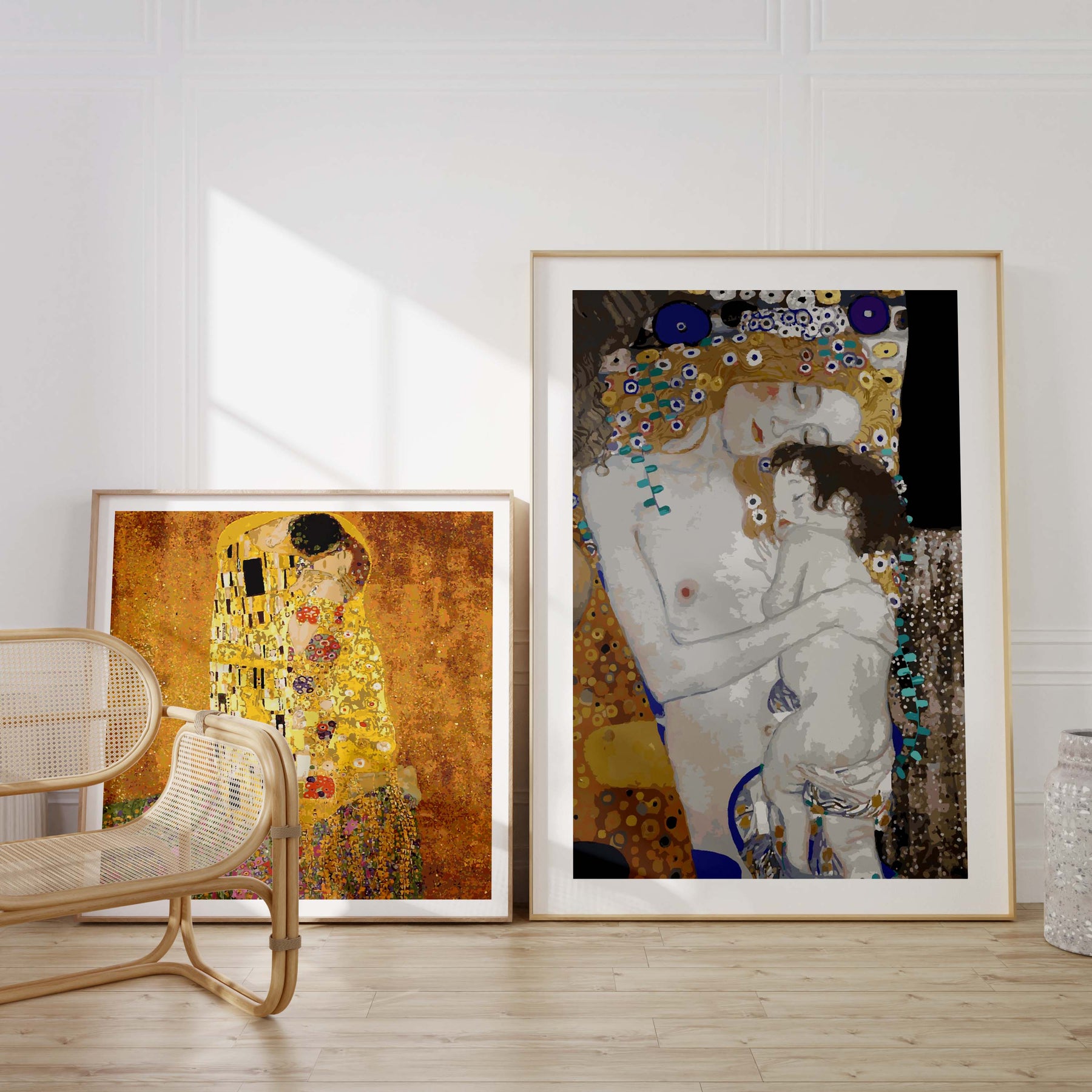 imitart Malset - Gustav Klimt "Der Kuss"