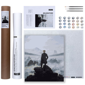 imitart Malset - Caspar David Friedrich "Der Wanderer über dem Nebelmeer"