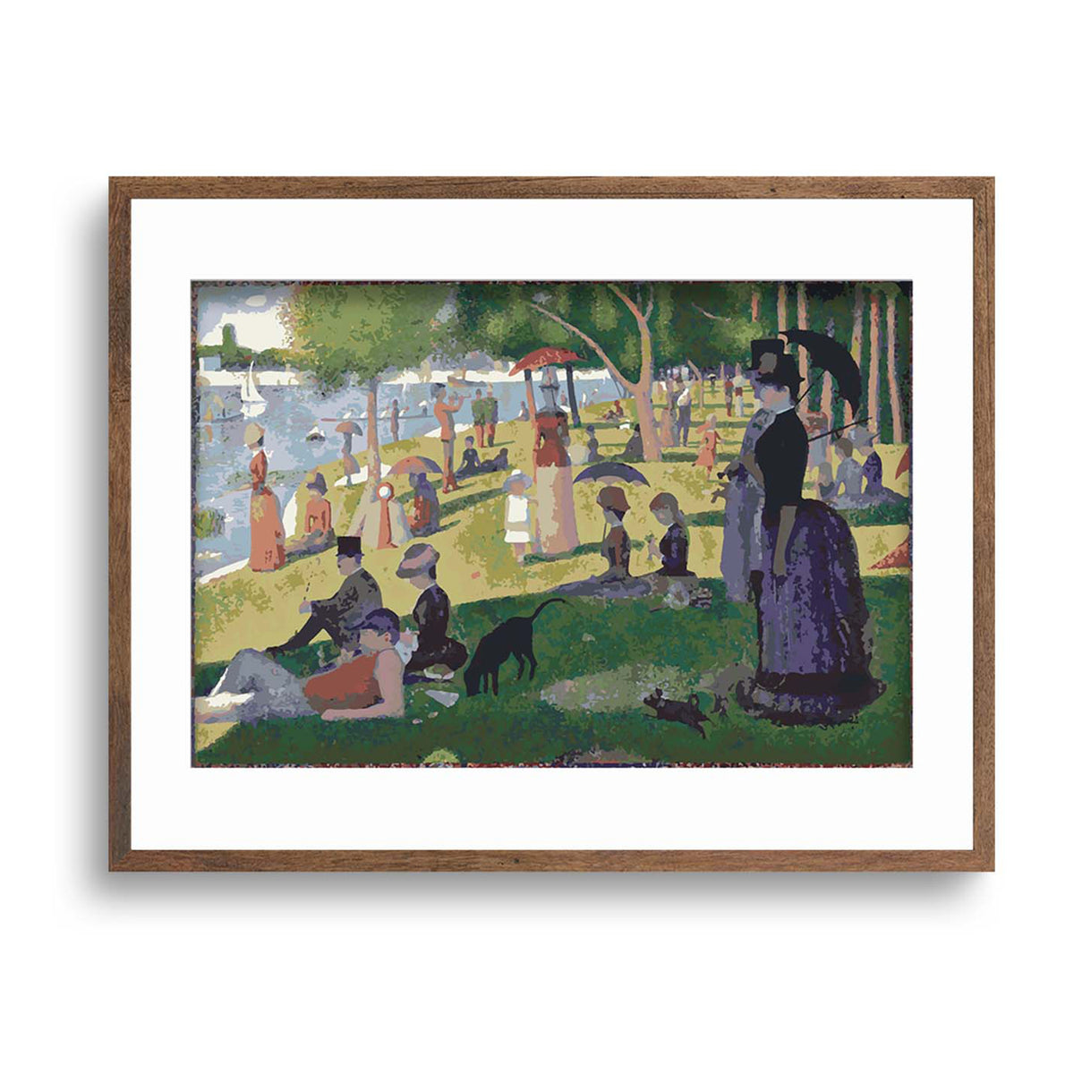 imitart Malset - Georges Seurat "Sunday on la grande Jatte"