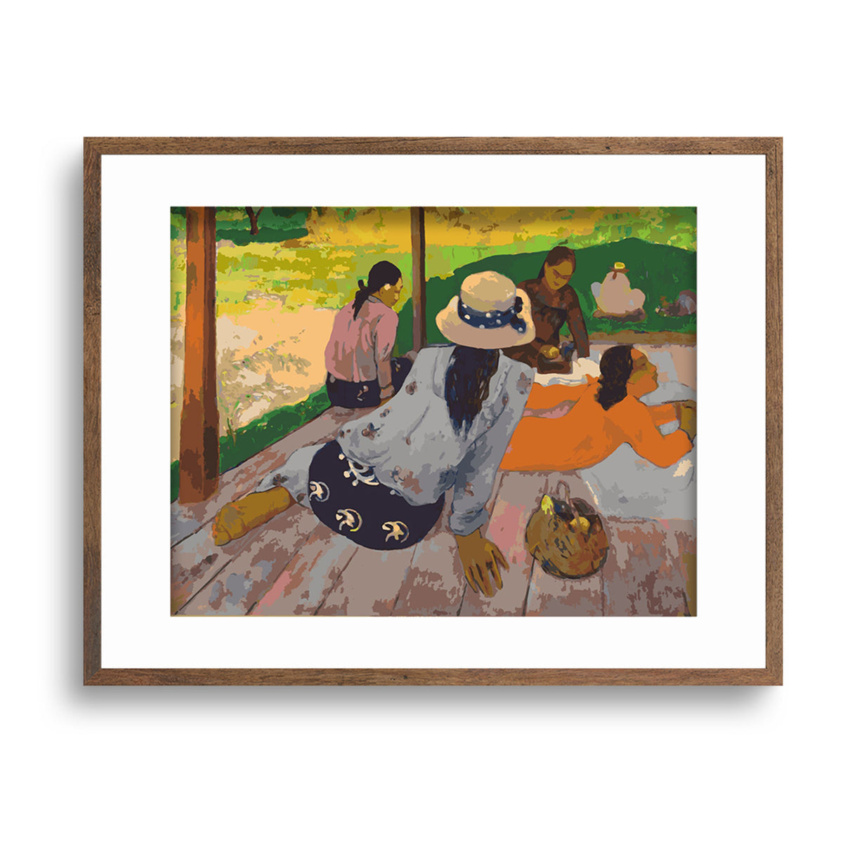 imitart Malset - Paul Gauguin "The Siesta"