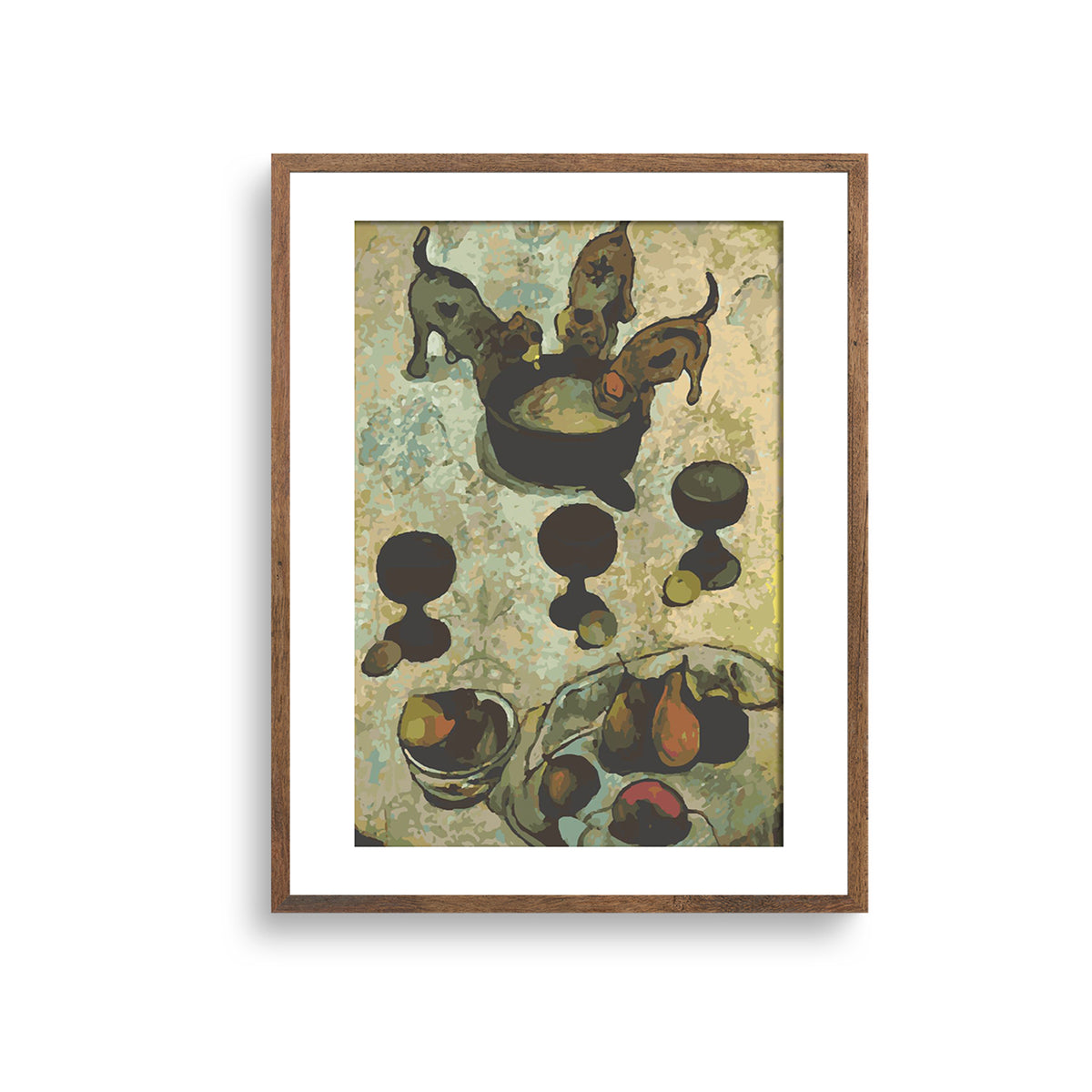 imitart Malset - Paul Gauguin "Stillleben mit drei Hündchen"