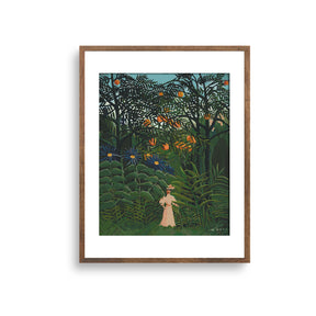 imitart Malset - Henri Rousseau "Woman Walking in an Exotic Forest"