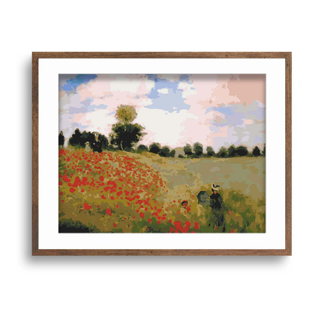 imitart Malset - Claude Monet "Klatschmohn in der Gegend von Argenteuil"