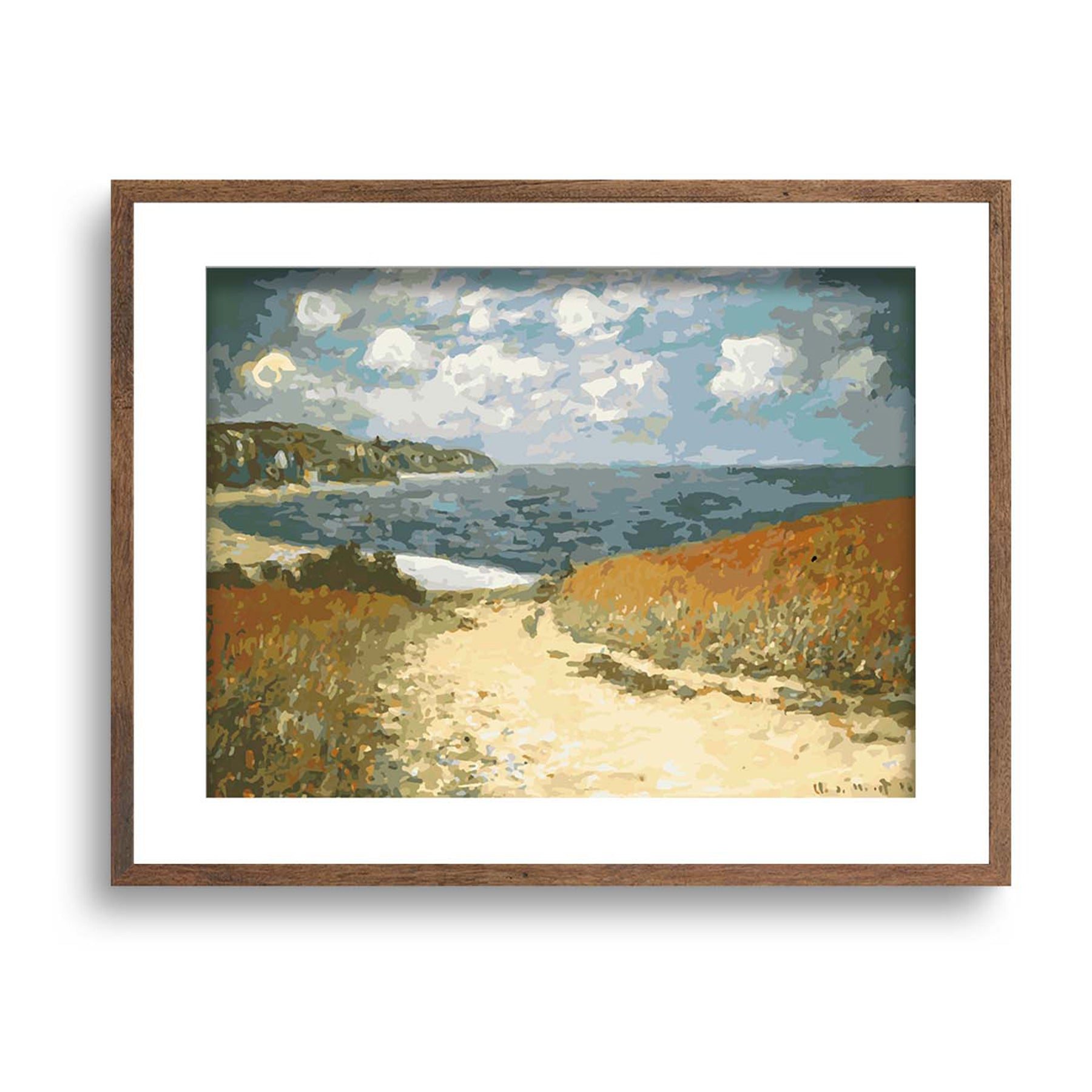 imitart Malset - Claude Monet "Strandweg"