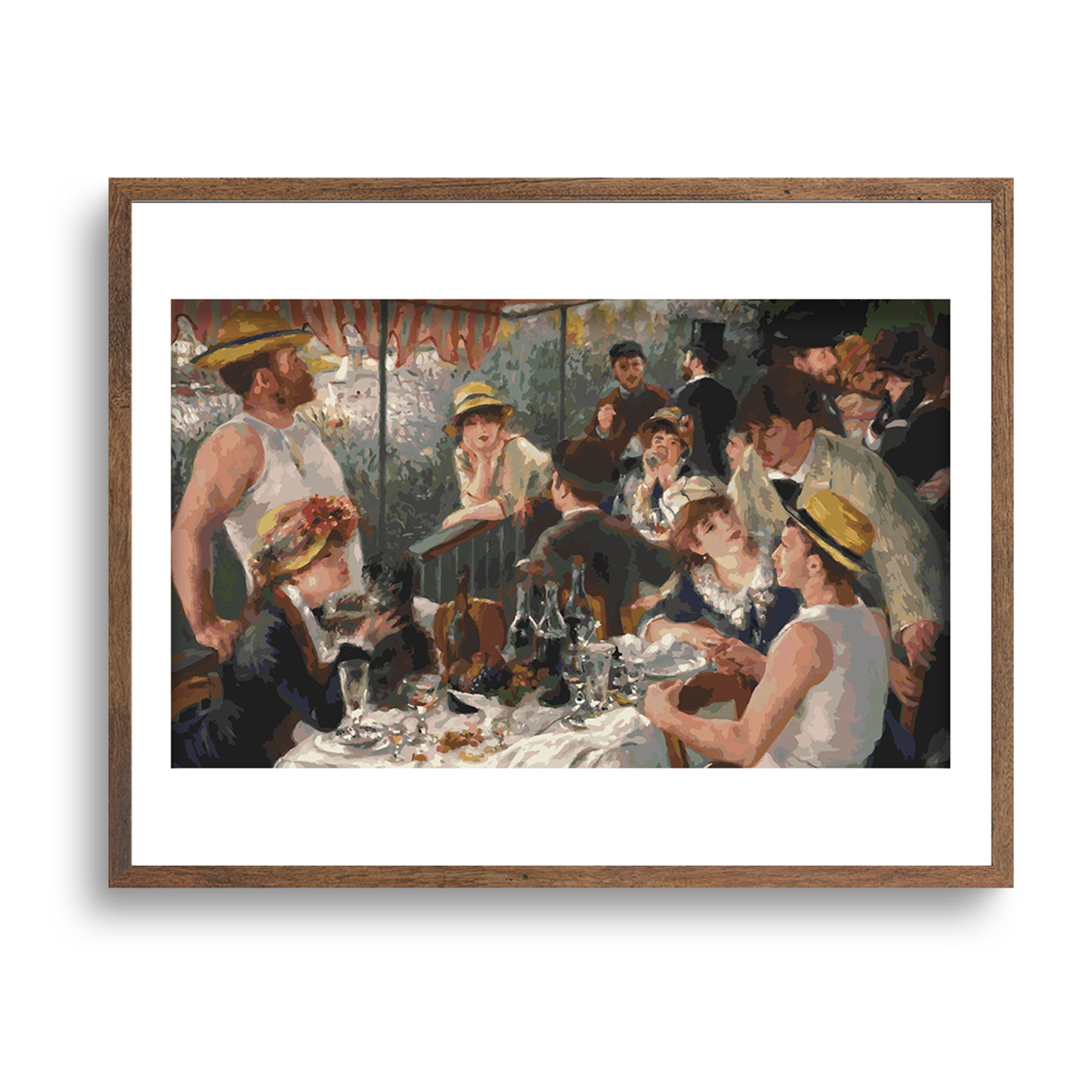 imitart Malset - Pierre-Auguste Renoire "Frühstück der Ruderer"